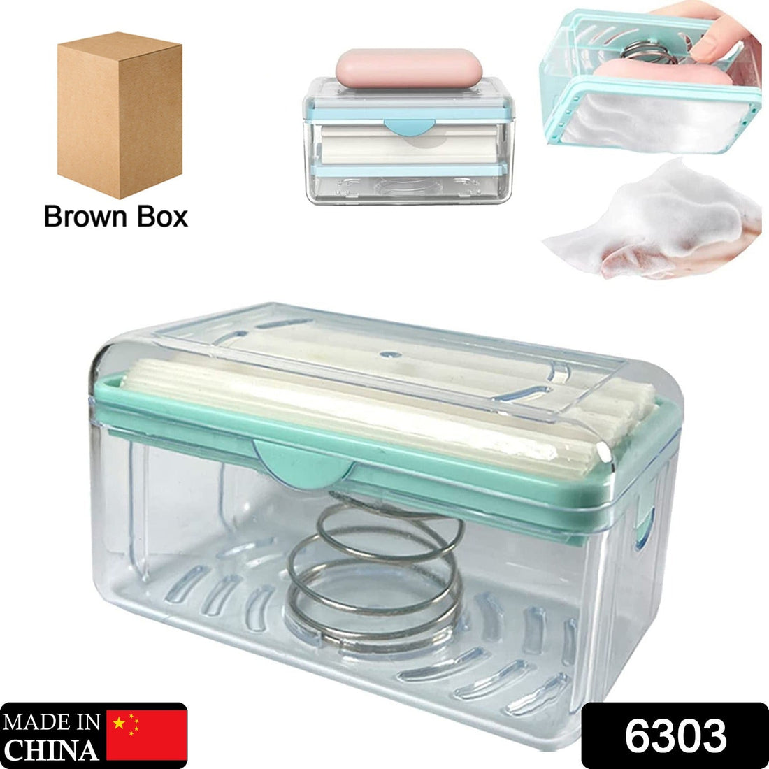2-in-1 Portable Soap Dish